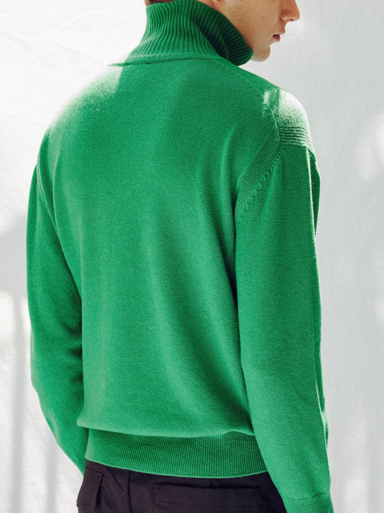 Cashmere 100% Pullover Green