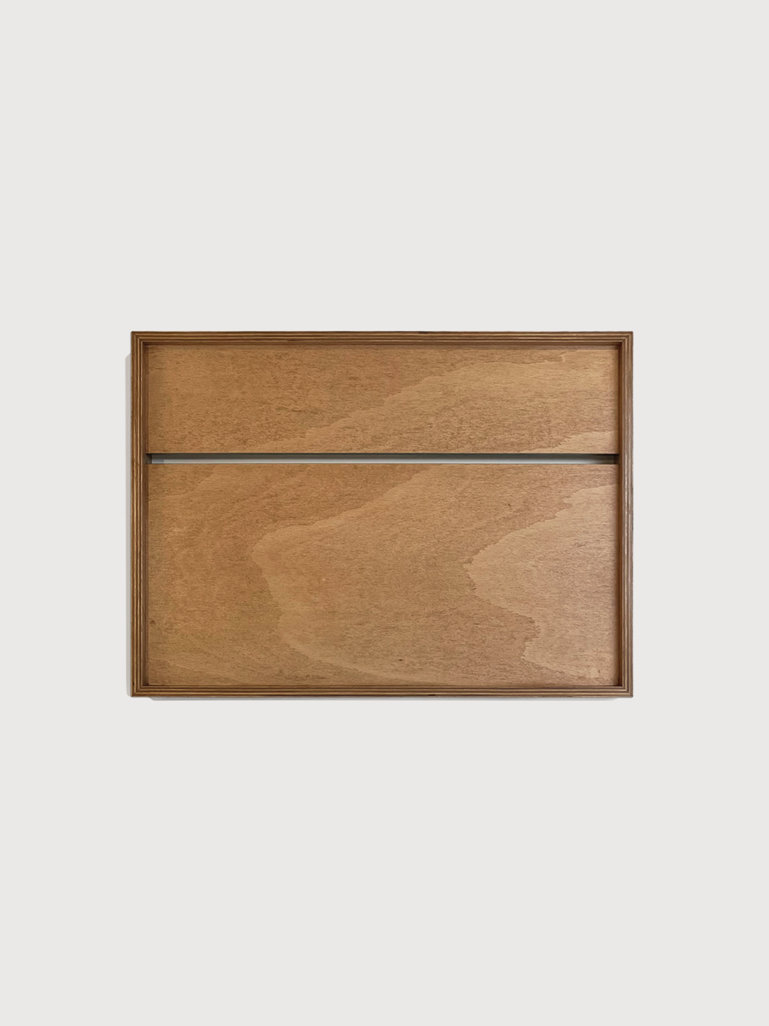 Green Slit Pointed Wood Tray